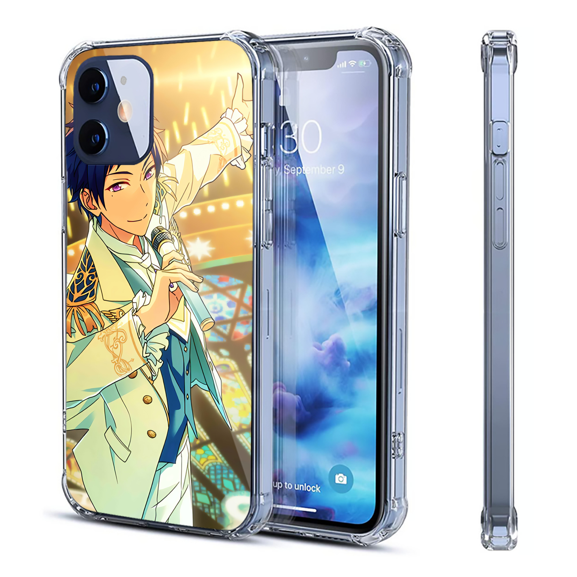 （画像用） あんさんぶるスターズ! Ensemble Stars 【iPhone 12シリーズ対応】透明スマホケース（クリアソフトケース）